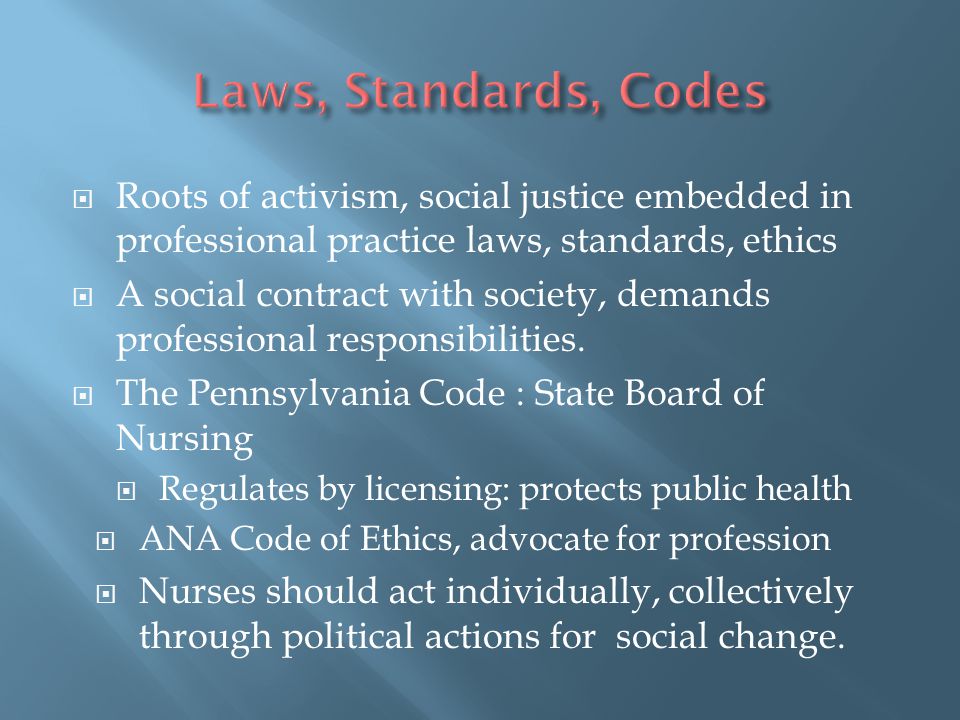 The Code of Ethics for Nurses